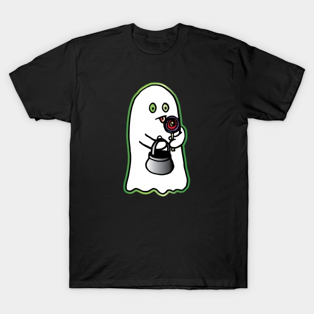 Cute Ghost T-Shirt by BeebusMarble